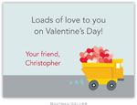 Boatman Geller Stationery - Dump Truck Valentine's Day Cards